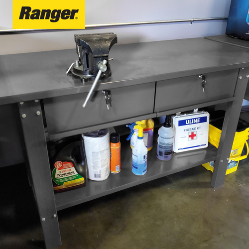 Ranger RWB-2D 2-Drawer Heavy-Duty Work Bench