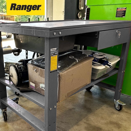 Ranger RWB-1TD Heavy-Duty Teardown Work Bench With Fluid Catch