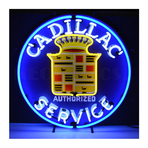 Neonetics 5CADSR Cadillac Service Neon Sign