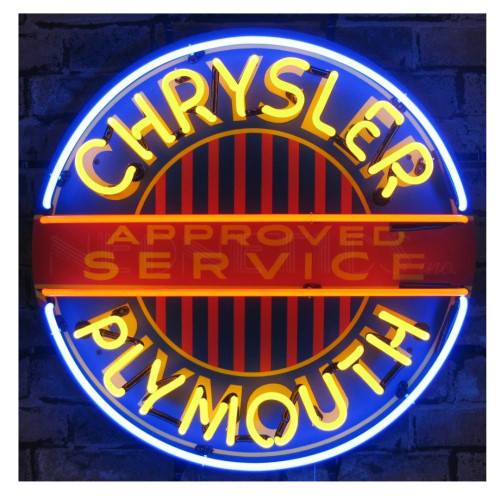 Neonetics 5CRYPL Chrysler/Plymouth Neon Sign With Backing