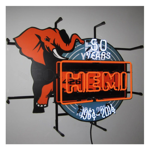 Neonetics 5MPORA Hemi 50Th Anniversary Neon Sign