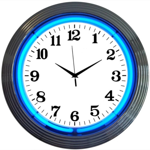 Neonetics 8VWCLK Volkswagen Vw Blue Neon Clock