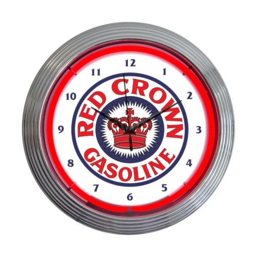 Neonetics 8CROWN Red Crown Neon Clock