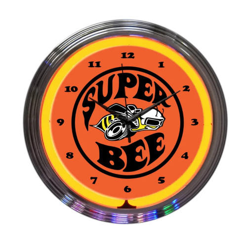 Neonetics 8SUPER Dodge Super Bee Neon Clock