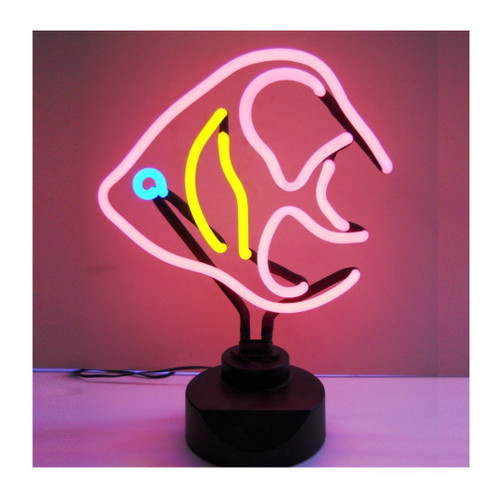 Neonetics 4FISHX Angelfish Neon Sculpture