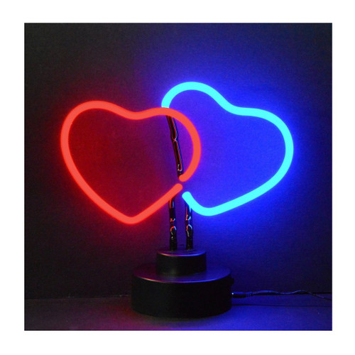 Neonetics 4HEART Double Heart Neon Sculpture