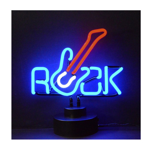 Neonetics 4ROCKX Rock With Guitar Neon Sculpture