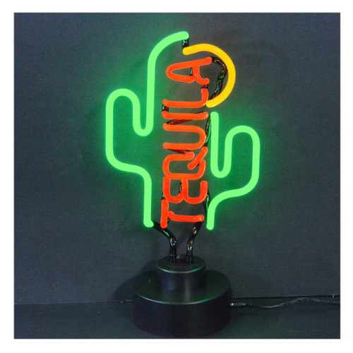 Neonetics 4TQCAC Tequila Cactus Neon Sculpture