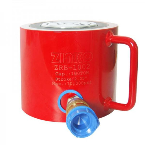 Zinko ZRB-1002 100 Ton 2.25" Stroke Low Profile Cylinder