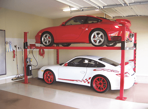 Backyard Buddy 7 000 Lbs Workforce Over Height Four Post Lift