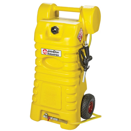 John Dow Industries FC-25PFC-D 25-Gal. Poly Fuel Cart - Diesel