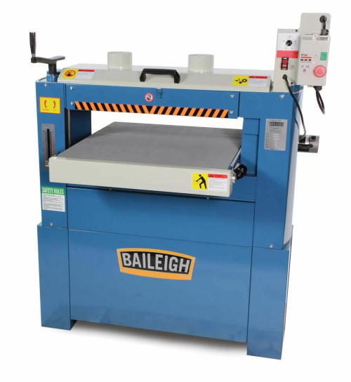 Baileigh SD-255 220V Single Phase 3 hp 25in. x 5in. Drum Sander with Variable Speed Conveyor