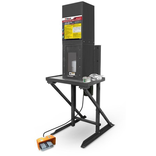 Ranger RP-50FC 25-Ton Capacity Electro/Hydraulic Heavy Duty Oil-Filter Crusher With Stand