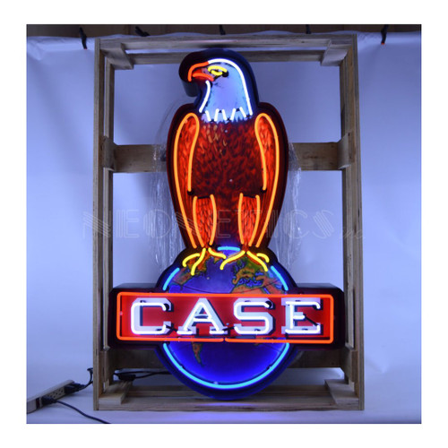 Neonetics 9CASEE Case Eagle Neon Sign In Steel Can