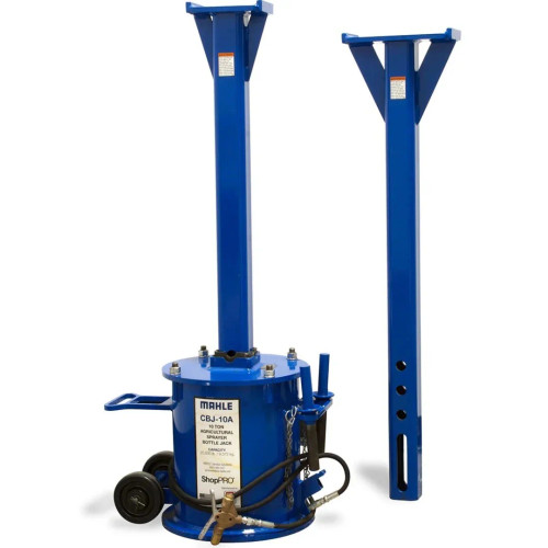 Mahle CBJ-10A - 10 ton Commercial Vehicle Bottle Jack for Ag Sprayer - Air Assist