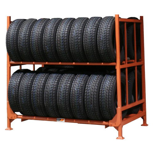 Martins Industries MLTFD Foldable & Stackable Tire Rack, Tread or Laced