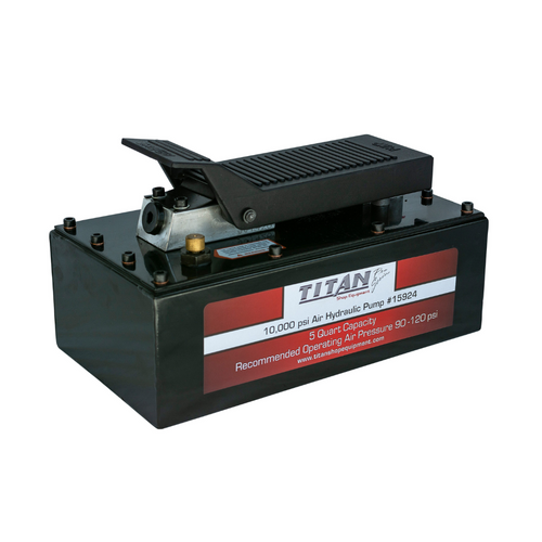 AME 15924 Titan 5 Quart Air Hydraulic Pump with Steel Reservoir