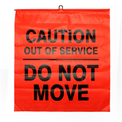 AME 95010 Tailgate Warning Flag, 18 H X 18 W, Black on Orange AME 95010 Tailgate Warning Flag, 18 H X 18 W, Black on Orange