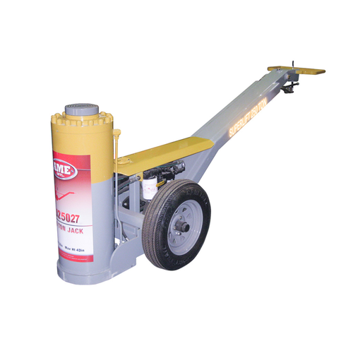 AME SLJ25027 SuperLift Jack 250 Ton Min Height 27" Max Height 43" Ttl Width 32" Frame Length 96" Handle Height 40" Cylinder Base 15" AME SLJ25027 SuperLift Jack 250 Ton Min Height 27" Max Height 43" Ttl Width 32" Frame Length 96" Handle Height 40" Cylinder Base 15"