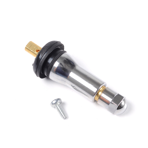 AME TPM20008C TPMS Snap-In Valve - GM (with Chrome Sleeve) Box of 10 AME TPM20008C TPMS Snap-In Valve - GM (with Chrome Sleeve) Box of 10