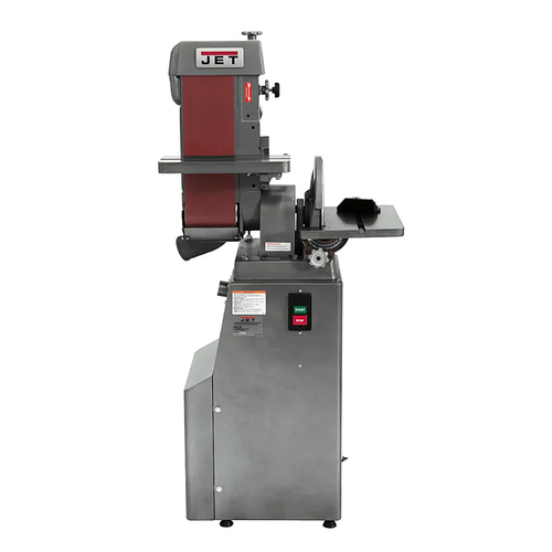 JET Tools J-4200A-2, 6" x 48" Industrial Combination Belt & 12" Disc Finishing Machine 230V 1Ph