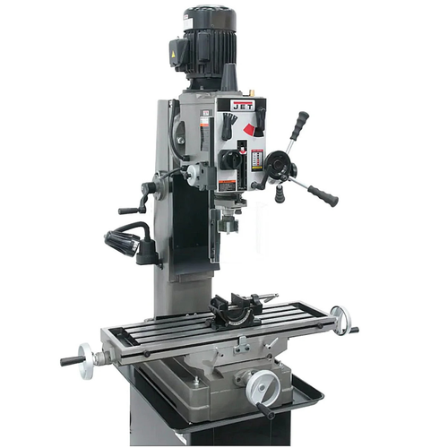 JET Tools JMD-45GH Geared Head Square Column Mill/Drill W/Newall DP500 2-Axis DRO & X-Powerfeed