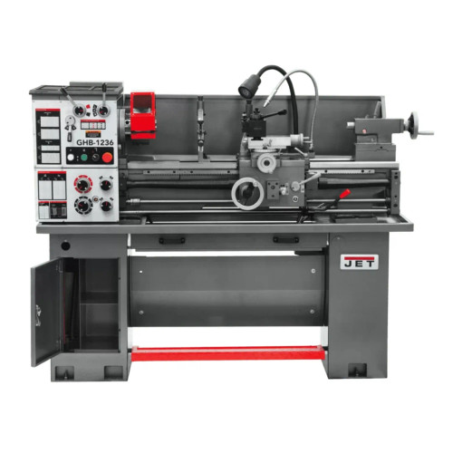 JET Tools GHB-1236 Geared Head Bench Lathe W/Newall DP700 in Jet