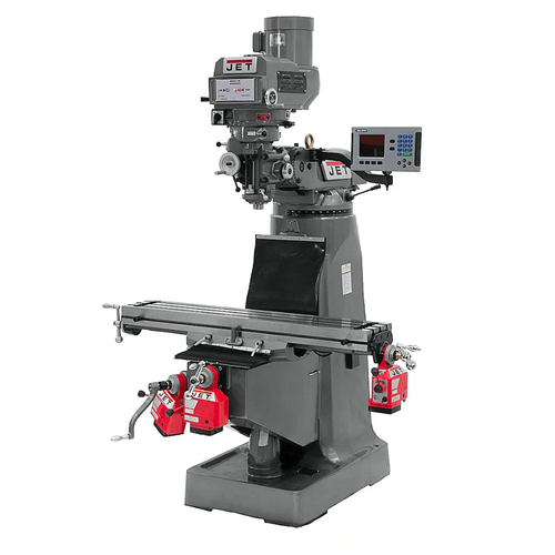 JET Tools JTM-4VS Mill W/ACU-RITE 203 DRO With X, Y & Z-Axis Powerfeeds