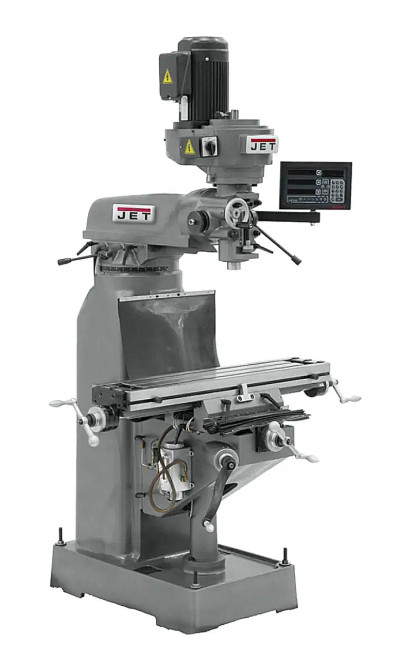 JET Tools JVM-836-3 Mill With 3-Axis Newall DP700 DRO (Quill)