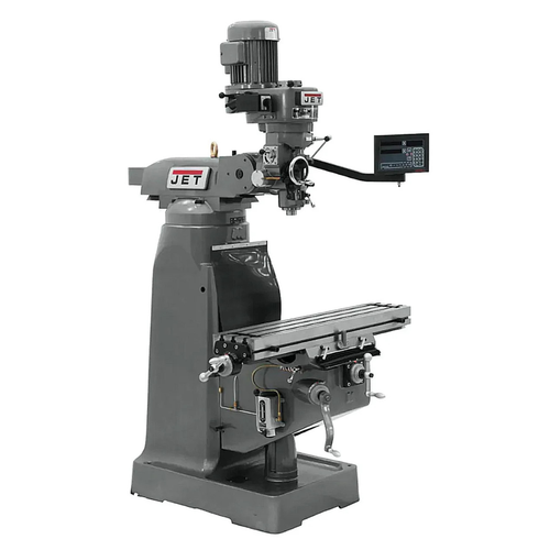 JET Tools JVM-836-1 Mill With 3-Axis Newall DP700 DRO (Knee)