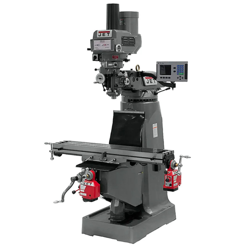 JET Tools JTM-4VS Mill With ACU-RITE 203 DRO With X & Y-Axis Powerfeeds & Power Draw Bar