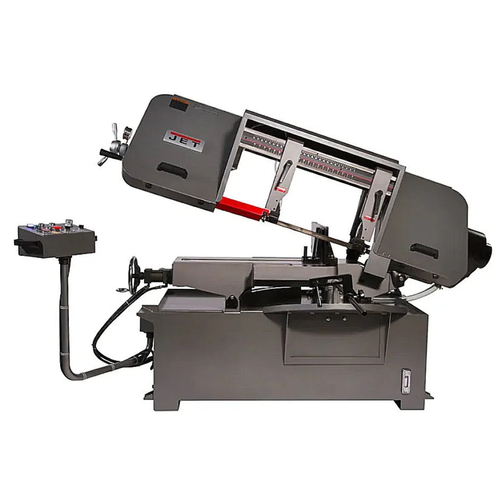 JET Tools HBS-1220MSAH, 12"x20" Semi-Automatic Mitering Variable Speed Bandsaw W/ Hydraulic Vise