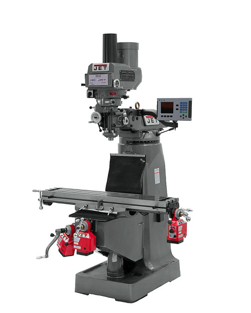 ET Tools JTM-4VS Mill W/ACU-RITE 203 DRO With X, Y & Z-Axis Powerfeeds W/Air Powered Draw Bar