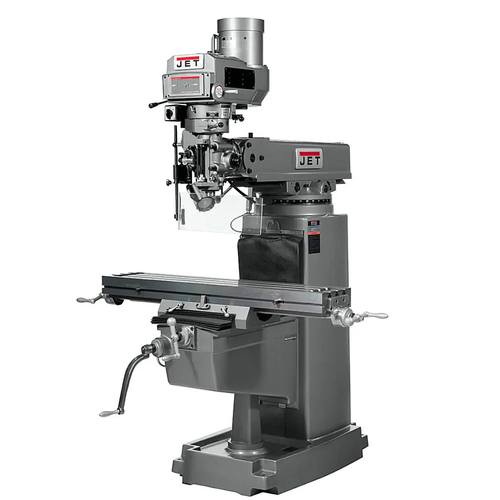 JET Tools JTM-1050VS2 Mill With 3-Axis ACU-RITE 203 DRO (Knee) With X and Y-Axis Powerfeeds