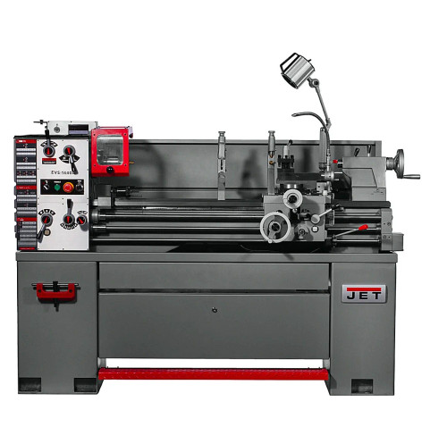 JET Tools EVS-1440 Electronic Variable Speed lathe W/Newall DP700 DRO,3HP