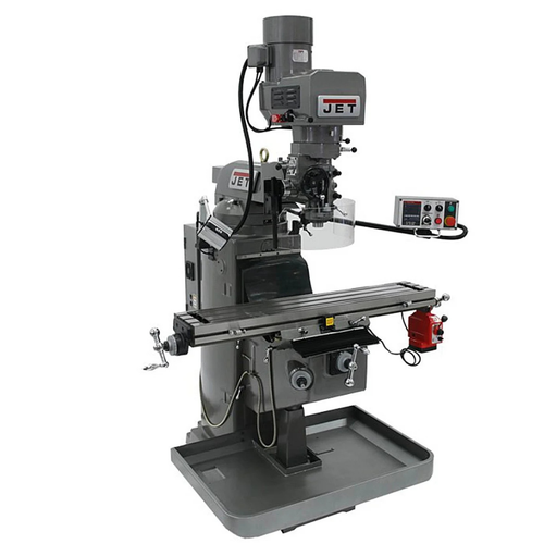 JET Tools JTM-949EVS Mill With 3-Axis ACU-RITE 203 DRO (Knee) With X-Axis Powerfeed