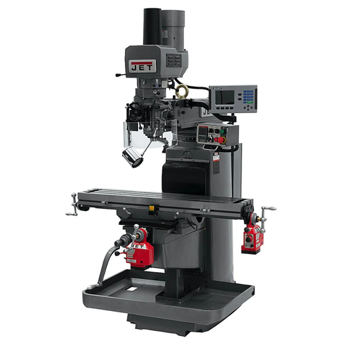 JET Tools JTM-1050EVS2/230 Mill With 3-Axis ACU-RITE 203 DRO (Quill) W/X and Y-Axis Powerfeeds & Air Powered Draw Bar