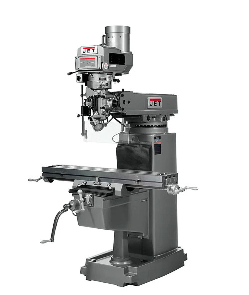 JET Tools JTM-1050VS2 Mill W/ACU-RITE 203 DRO With X, Y and Z-Axis Powerfeeds & Power Draw Bar