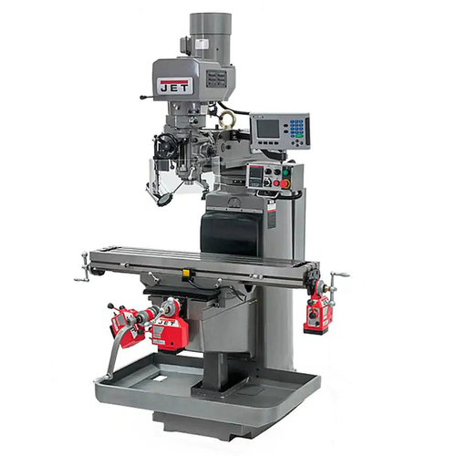 JET Tools JTM-1050EVS2/230 Mill W/ACU-RITE 203 DRO With X, Y and Z-Axis Powerfeeds & Air Powered Drawbar