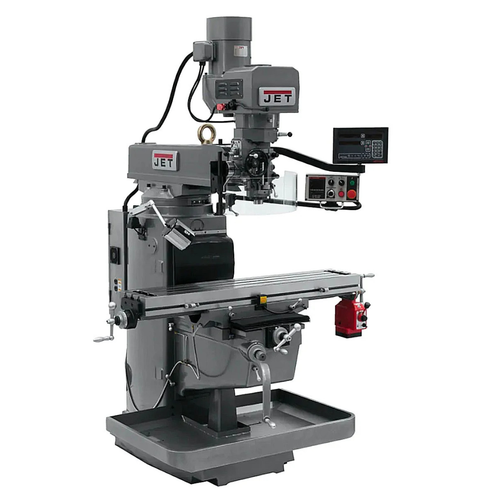 JET Tools JTM-1050EVS2/230 Mill W/Newall DP700 DRO With X-Axis Powerfeed