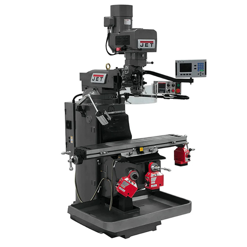 JET Tools JTM-949EVS Mill W/ACU-RITE 203 DRO With X, Y and Z-Axis Powerfeeds
