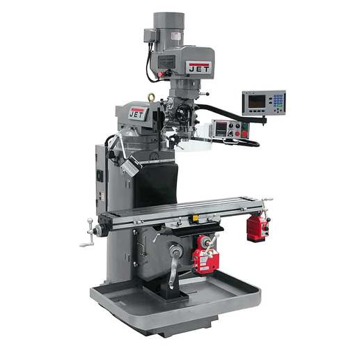 JET Tools JTM-949EVS Mill W/3-Axis Acu-Rite 203 DRO (Quill) With X and Y-Axis Powerfeeds
