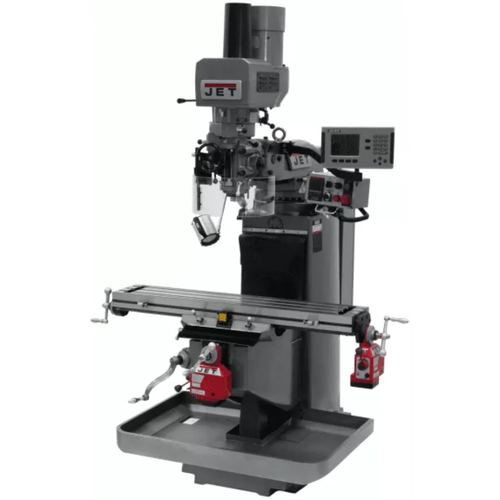 JET Tools JTM-949EVS Mill W/3-Axis Acu-Rite 203 DRO (Quill) W/X and Y-Axis Powerfeeds and Air Powered Draw Bar