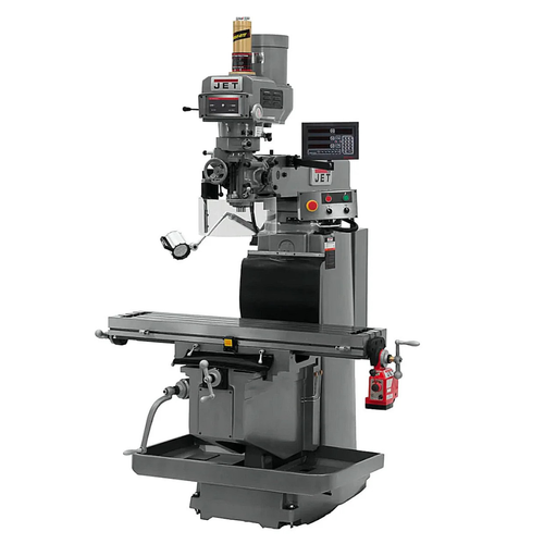 JET Tools JTM-1254RVS W/Newall DP700 DRO X Powerfeed and Air Power Drawbar