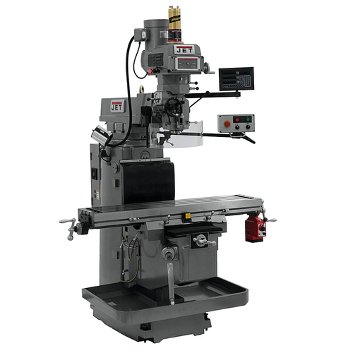 JET Tools JTM-1254VS W/NEWALL DP700 DRO X Powerfeed & Air Power Drawbar