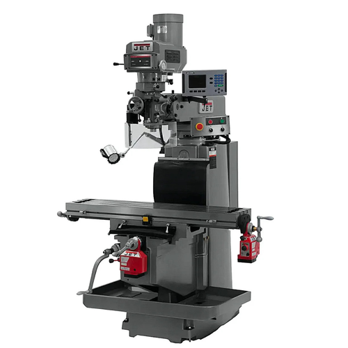 JET Tools JTM-1254RVS W/ACU-RITE 203 3X (Q) DRO, X & Y Powerfeeds