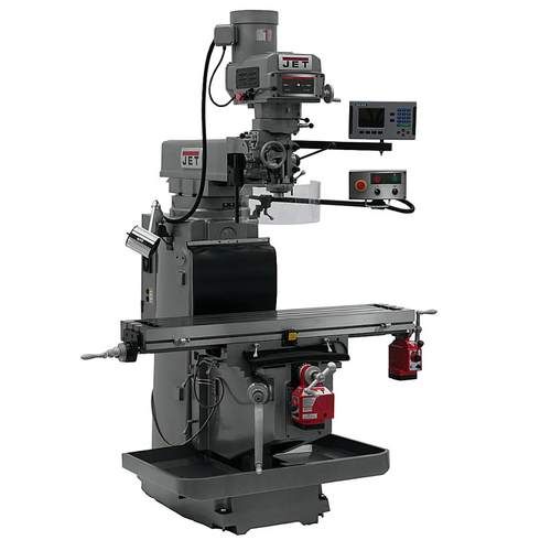JET Tools JTM-1254RVS W/ACU-RITE 203 3X (K) DRO, X & Y Powerfeeds