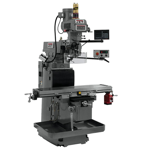 JET Tools JTM-1254VS W/NEWALL DP700 3X (K) DRO, X Powerfeed & Air Power Drawbar