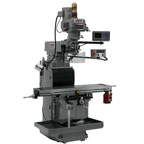JET Tools JTM-1254RVS W/ACU-RITE 203 3X (K) DRO, X Powerfeed & Air Power Drawbar