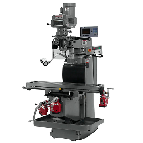 JET Tools JTM-1254RVS W/ACU-RITE 203 3X (Q) DRO, X,Y&Z Powerfeeds